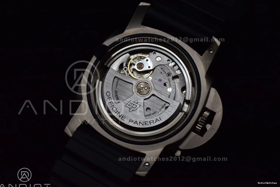 Strap 1003 O Clone V on Edition 1:1 Super Best P.9000 Black PAM389 Rubber BestValue VSF 0416